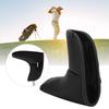 L shape Putter Headcover Slotted Blank PU Waterproof Fabric Thicken Plush  (black )