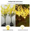 Solar Rapeseed Flower Garden Light for Courtyard, Lawn, Park, and Villa Lighting