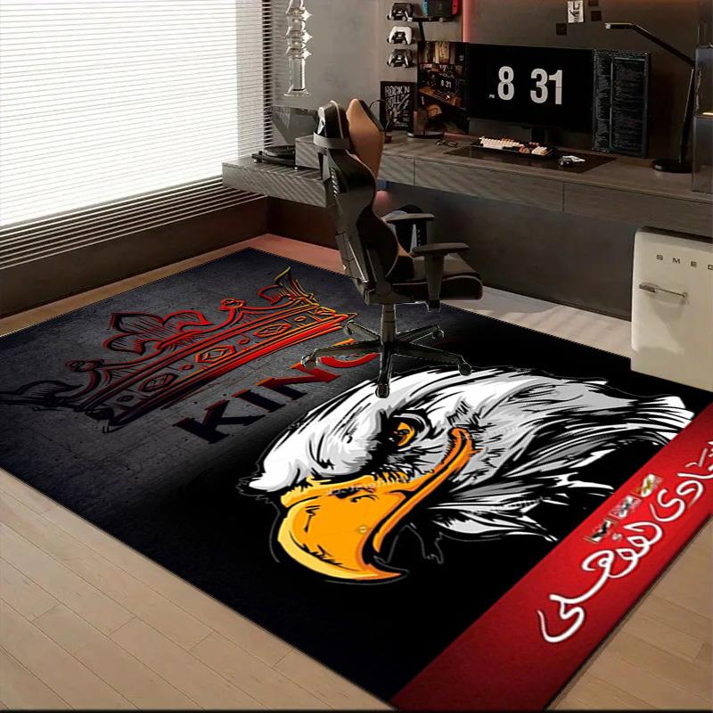 Ahly Football club Printed Office Carpet Chair Cushion Entryway Rug, Rugs for Living Room, Bedroom Christmas gifts