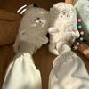 2024 Cotton Slippers Lovers Cute Cartoon Girl Heart Sheep Drag Winter Indoor Home Soft Bottom Plush Cotton Drag