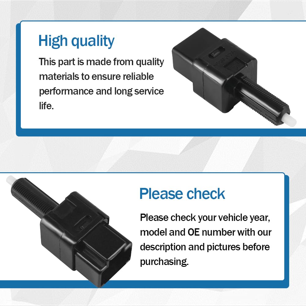 Brake Light Stop Lamp Switch Assembly 25320-AX00C Fits for 2003-2019 Nissan Altima Rogue Sentra Frontier Pathfinder Versa Armada Juke Infiniti