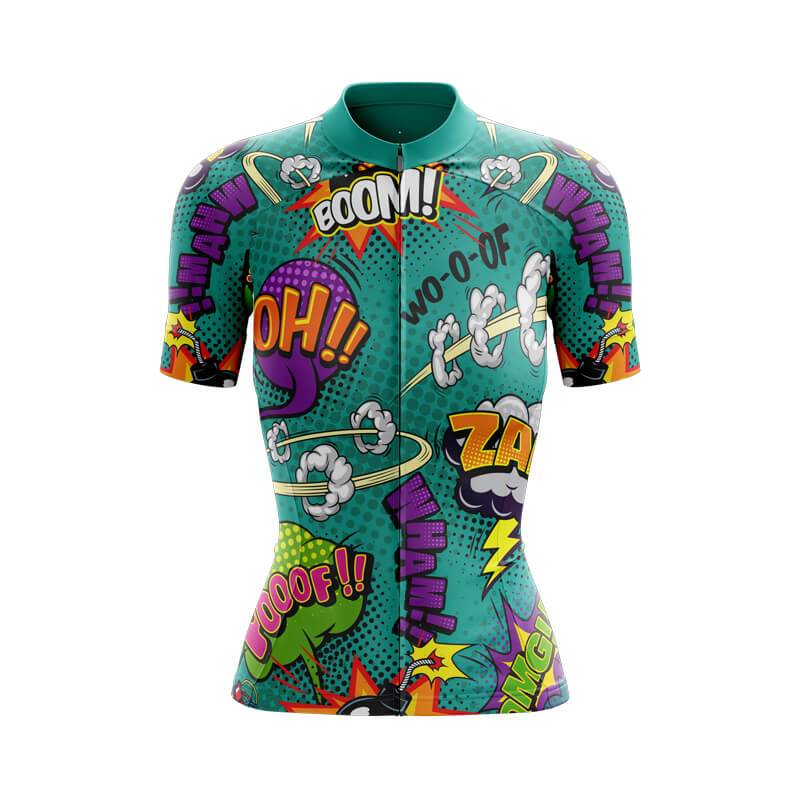 Dámský cyklistický dres Set 2026 Vtipný kreslený letní Anti-UV cyklistické oblečení Krátký rukáv Bike oblečení Maillot Ropa Ciclismo