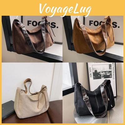 Sac cabas vintage en daim avec fermeture éclair, idéal pour le bureau et les sorties.