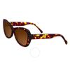 Bertha Ladies Tortoise Square Sunglasses Brsit101 3