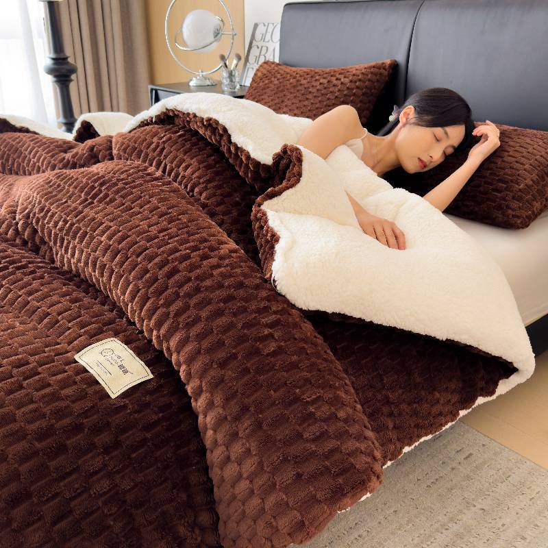 Kadife ekleyerek kış yorganını kalınlaştırma