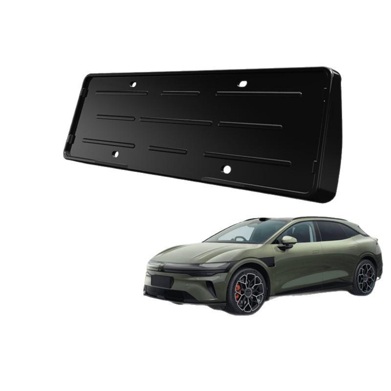 Zeekr 007 GT License Plate Holder: Full-Wrap Frame for New Energy Vehicles Zeekr 007 GT Matte Black Front/Rear Frame