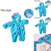 Adorable Baby Sullivan Monster Plush Onesie Thick Hooded Pajamas For Autumn Winter
