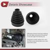1 Set CV Joint Boot Kit for Honda CR-V 2008-2011 2019 Outer Constant Velocity Joint Boot W/Clamps No.44018SJM020 Black Rubber