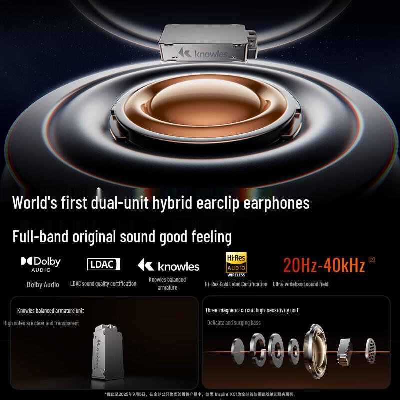 Baseus Inspire XC1 Open-Ear Clip-On Wireless Bluetooth Sports Headphones