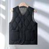Premium Quilted Vest Button Model, Autumn and Winter Windproof, Cold and Warm Vest Women's Wear Casual Sports