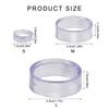 10Pcs Clear Baseball Stand Holder Plastic Round Display Stand Clear Rings Sphere Stand Plastic Baseball Display Holder