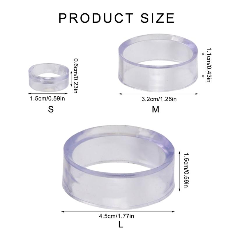 10Pcs Clear Baseball Stand Holder Plastic Round Display Stand Clear Rings Sphere Stand Plastic Baseball Display Holder