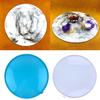 Diy Round Tabletop Drop Glue Mold Creative Large Round Tabletop Table Top River Table Making Silicone Mold for Decor