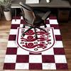 EnglCoat Of Arms Rug for Living Room, Game Rooms, Office, Bedroom, Office Floor Mat Playful Design, fan gifts Christmas decor