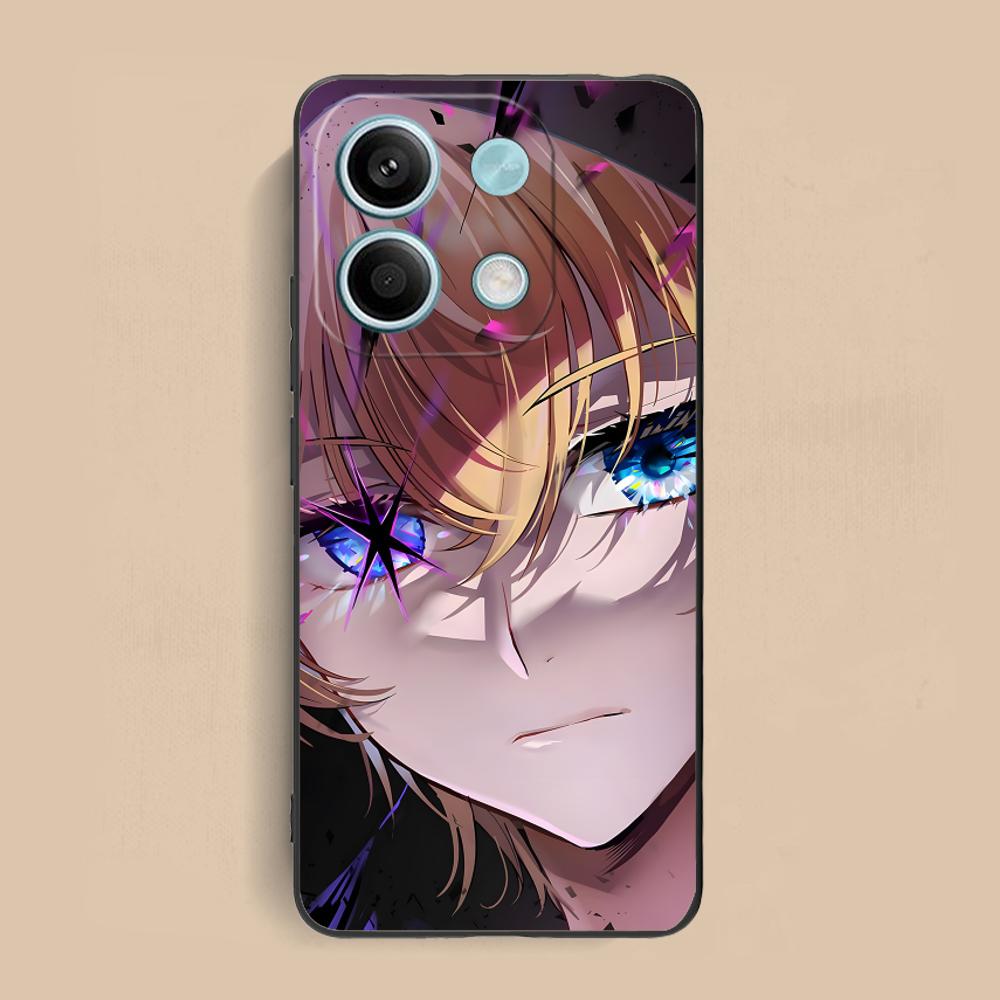 Anime Oshinoko AI Hoshino Phone Case for Xiaomi Redmi Note 14 13 12 11 S Pro Plus 4G 5G Colorful Printing Cover Pretty Luxury