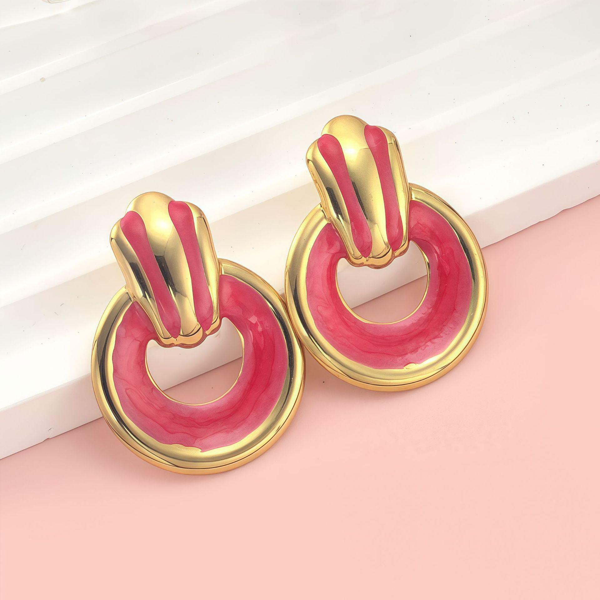 

European Geometric Personality Earrings - Small, Exaggerated Styles in Light Luxury Stainless Steel Studs
