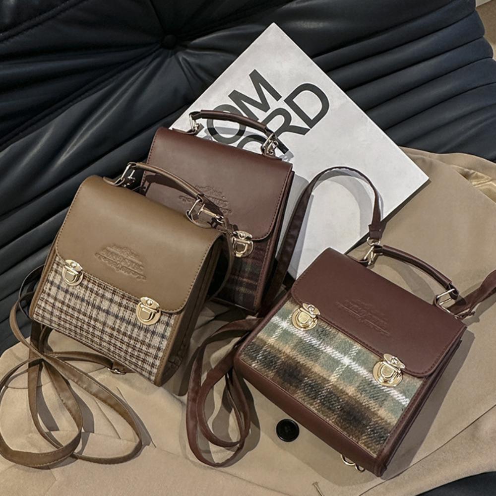 

Korean Trendy Crossbody Bag All Match Schoolbags Portable Handbag Students зелений