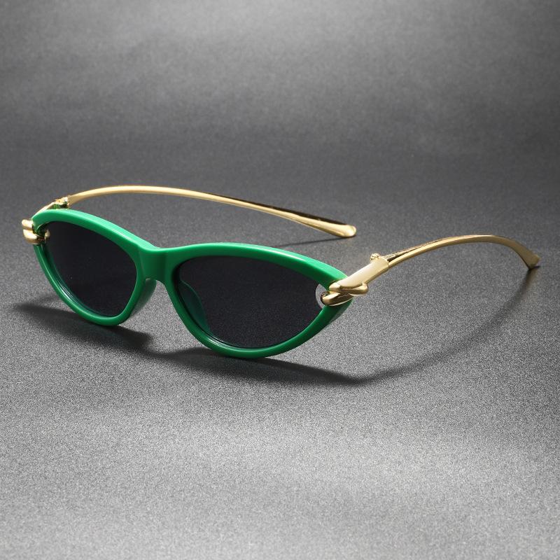 Fashion Sexy Cat Eye Sunglasses Women Fashion Luxury Brand Small Frame Sunglasses Women Retro Retro Leopard Print Elegant Glasse