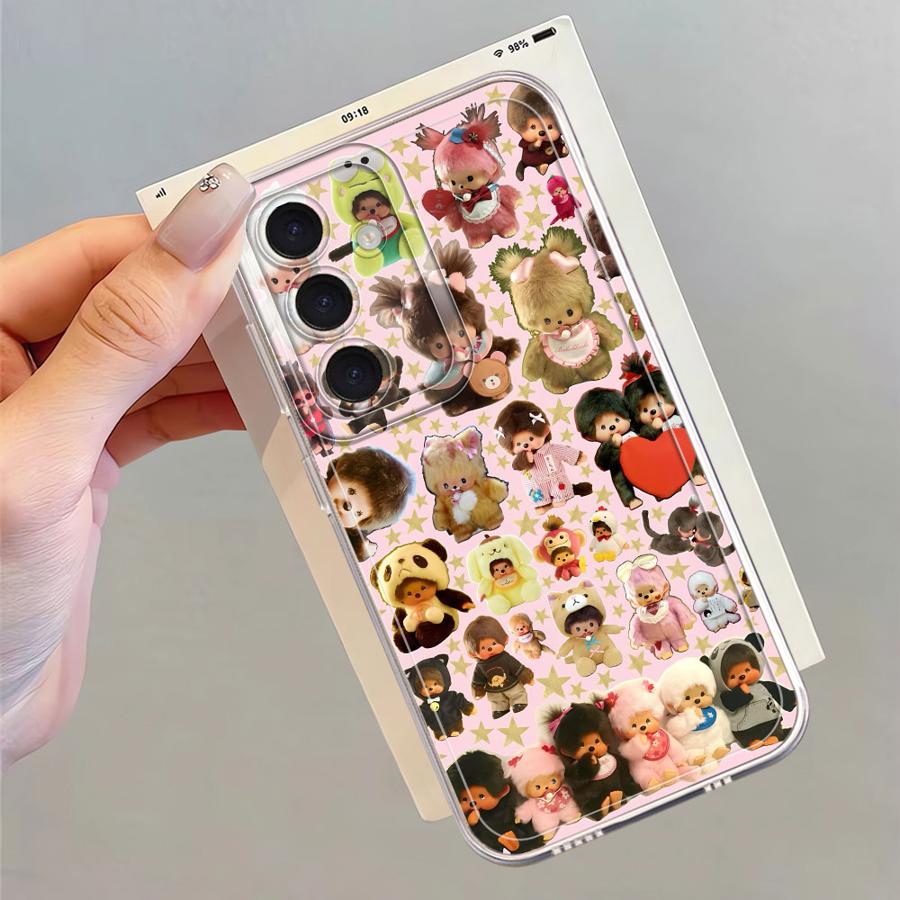 Case for Samsung Galaxy A36 A13 A33 A52 A24 A54 A15 A55 A14 A16 A34 A35 A52 A31 A25 A51 A56 A50 Phone Cover Cartoon Mmonchhichis