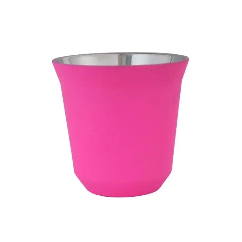 80/160/250ml Outdoor Camping Espresso Mug Thickened 304 Stainless Steel Double Wall Insulation Coffee Cup Tea Cup