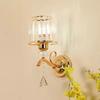 New Crystal Wall Lamp, Nordic Modern Living Room Wall Light, Hallway Bedroom Headboard Lamp, Ambient Wall Light