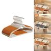 Plastic Dualposition Clothes Hangers With Nonslip Design For Wet And Dry Garments