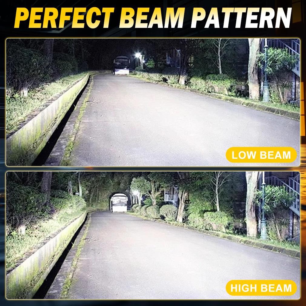 2Pcs 20000LM H4 H7 LED Headlight Bulbs 1:1 Mini Canbus H1 H11 H8 Led Lamp 9005 HB3 9006 HB4 Car Headlamp Fanless DRL Light Auto Fog Lamps 6500K White