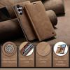 Luxury Retro Case for Samsung Galaxy S25 Multiple Card Slots Stand Function Phone Cover for S25Edge S25FE S24+ Leather Wallet