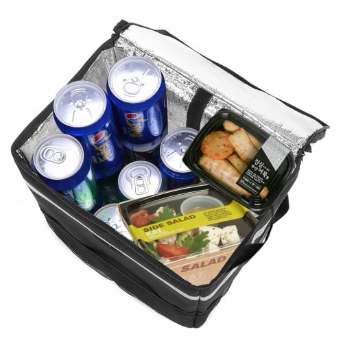 NUWAJP Delivery Bag, Large Capacity Pizza Delivery Backpack, Hot and Cold Food Delivery Bag, Travel Lunch Sushi Warmer Bag - 33.5cm x 25.5cm x 41cm