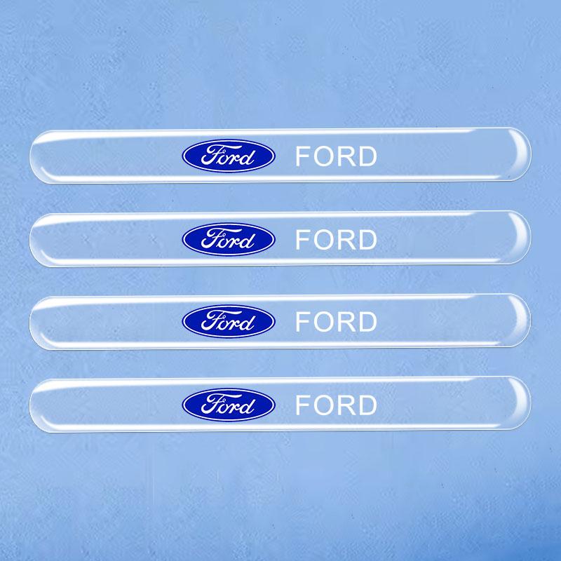 8PCS Anti Scratch Stickers Car Door Handle Cup Protector Film For Ford Escape Kuga Mondeo Ecosport Fiesta Focus 2 3 MK1 2 Fusion