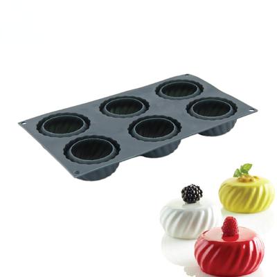 Stampi in Silicone 1 PZ Stampo a Forma di Mooncake 3D Strumenti per Decorare Cioccolato Mousse Dessert Pasticceria