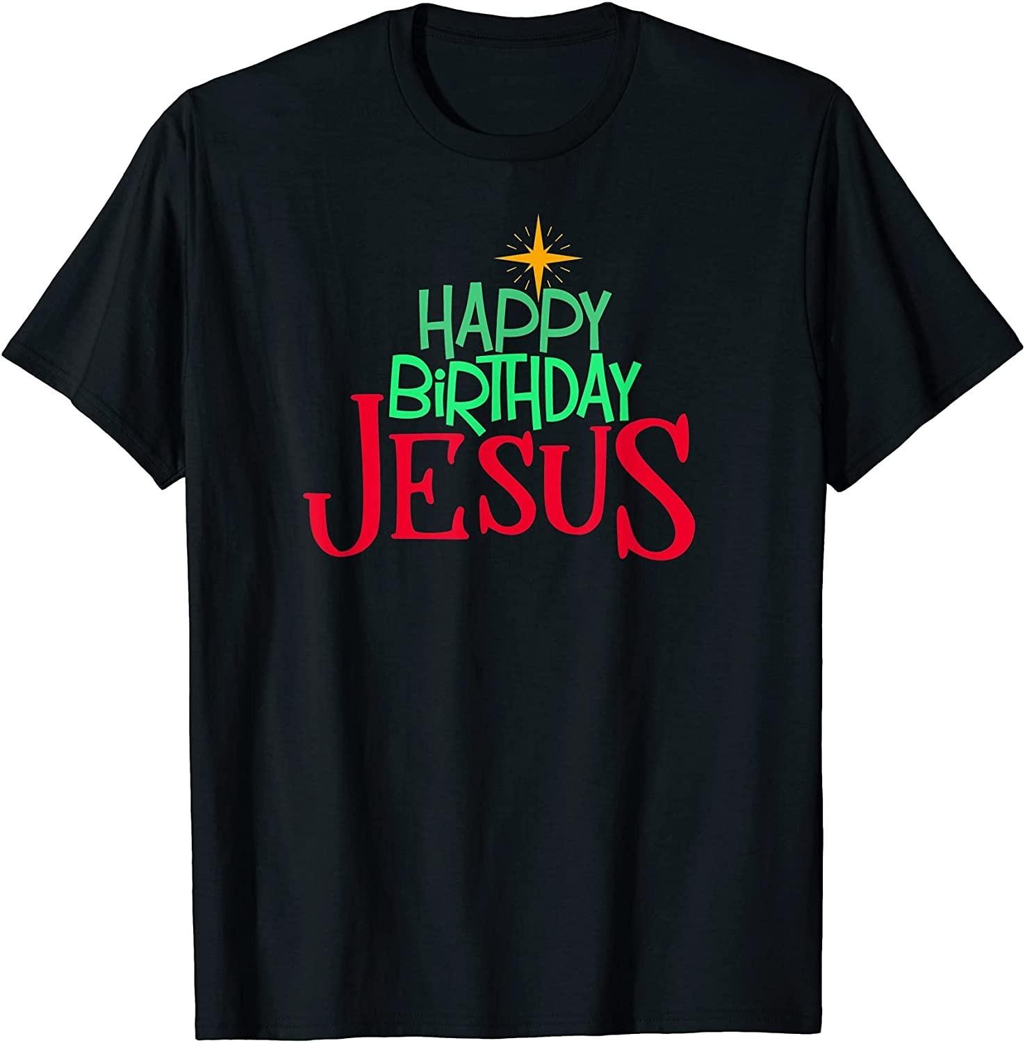 NEW LIMITED! Christmas HAPPY BIRTHDAY JESUS Tee - MADE IN USA XL