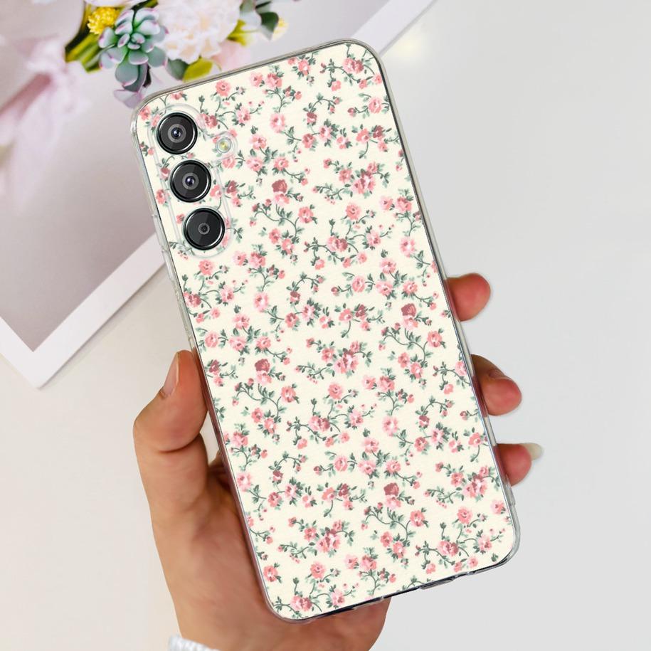 For Samsung Galaxy M15 5G Case SM-M156B Luxury Marble Clear Silicone Soft TPU Phone Cover For Samsung Galaxy F15 5G
