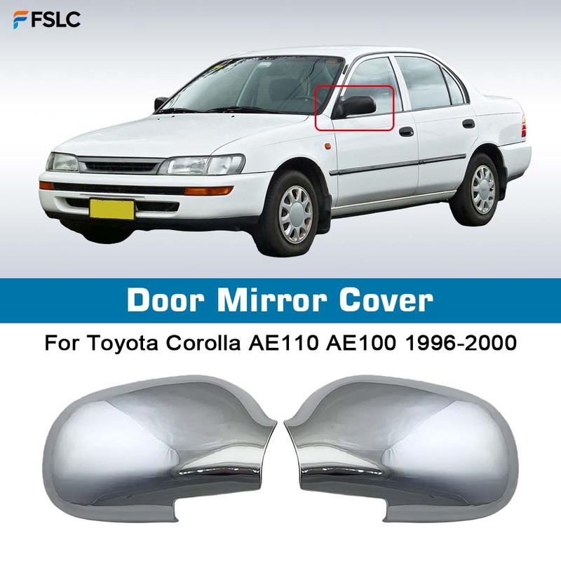 Car Decoration Door Mirror Cover For Toyota Corolla AE110 AE100 1996-2000 Car Rearview Accessories Chrome Silver