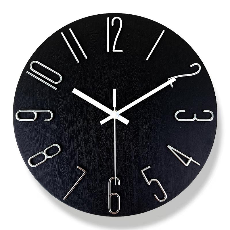 11 inch wall clock Home living room wall clock Modern simple silent clock