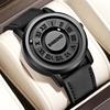 Binbond 234 B234 Herren Kreatives Scrolling Zeiger Design Uhr 30M Wasserdicht Edelstahl Armband Herren Quarzwerk Uhren