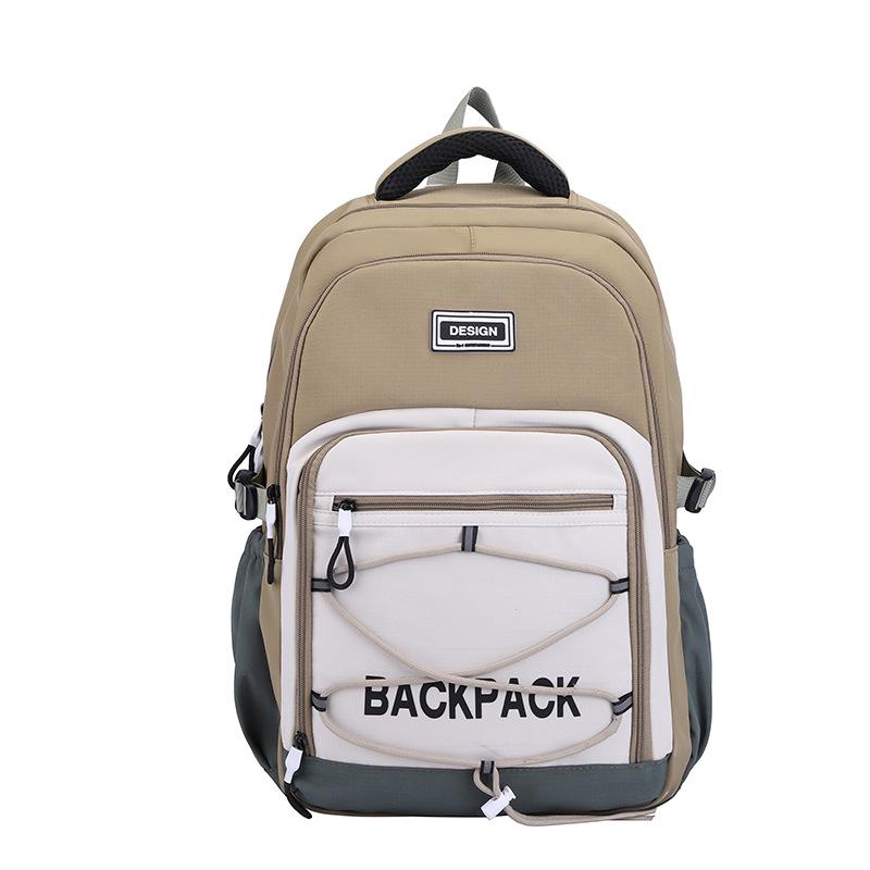 Junior high school students schoolbag women's large-capacity new backpack, primary and secondary school students are simple