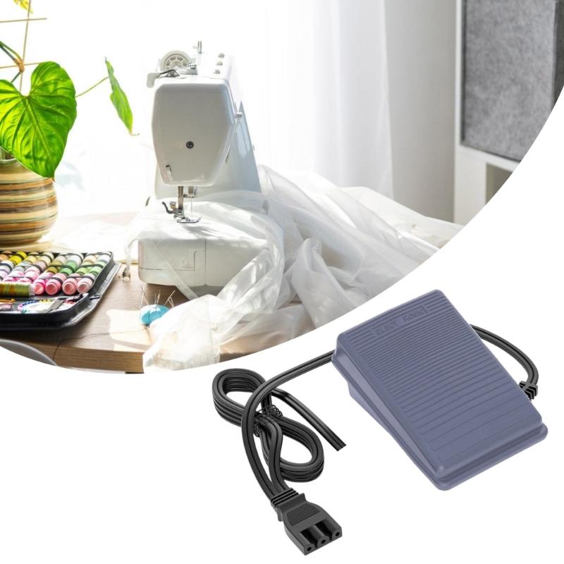 Universelles Drei-Pin-Nähmaschinen-Fußpedal mit robustem Design und Sicherheitsabdeckung für den Heim- und Profieinsatz