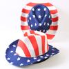 Popular American Flag Top Hat Western Cowboy Hat Independence Day Party Decorative Hat Jazz Hat