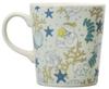 Crayon 9 X Exciting Made In Seashell Shin-chan Mug, 300ml, Diameter Approx. 9cm, Adventure, Goods, Tableware, Japan, Design, Blue, CS41-11