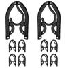 5/10pcs Portable Folding Travel Clothes Hangers Collapsible Hangers Hangers for Suitcases Closet Organization Foldable Hanger