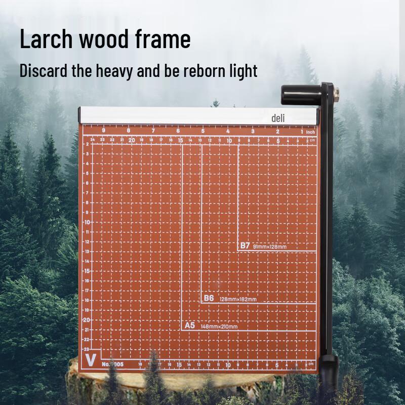 Deli A4/A3 Wooden Paper Trimmer