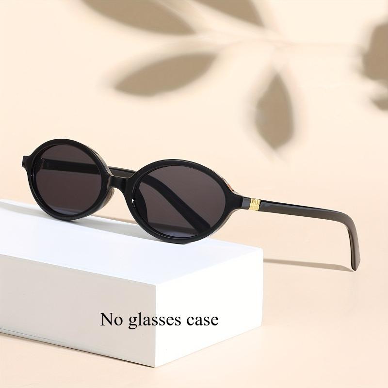 1pc Women'S Classic Oval Frame Fashion Glasses Minimalist Design for Casual Formal Wear Versatile Eyewear