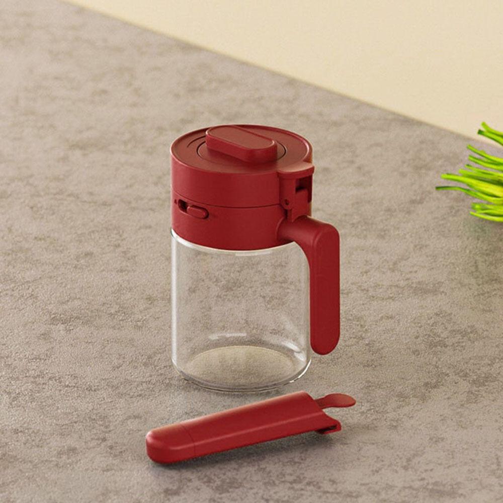 Moisture-proof Glass Spice Bottle Dustproof Spice Sorting Bottle  for Household
