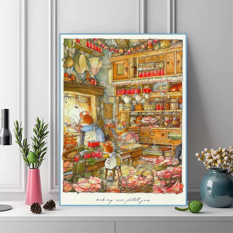 Peter Rabbit Magic.143 100% Round Full Drill 5D DIY Diamond Painting Embroidery Cross Stitch Rhinestone Décor