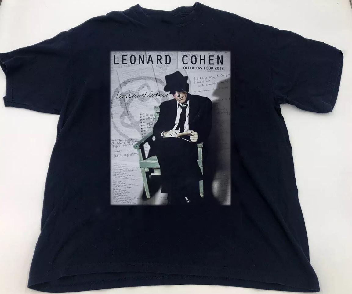 Leonard Cohen Old Ideas Tour T-Shirt Unisex Cotton Classic Tee All Sizes S разноцветный