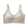 Satin lace foundation seamless pull-up anti-sagging adjustment bra without steel rim
