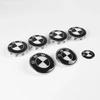 DECW8 7pcs Front Hood Emblem Car 50th Anniversary Logo 82mm+Rear Badge 74mm+Wheel Hub Cap 68mm Decoration Cover Styling for BMW