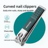 Stainless Steel Nail Clippers 6-piece Set, Portable Nail Clippers Household Nail Clippers To Remove Dead Skin Fork Manicure Tool