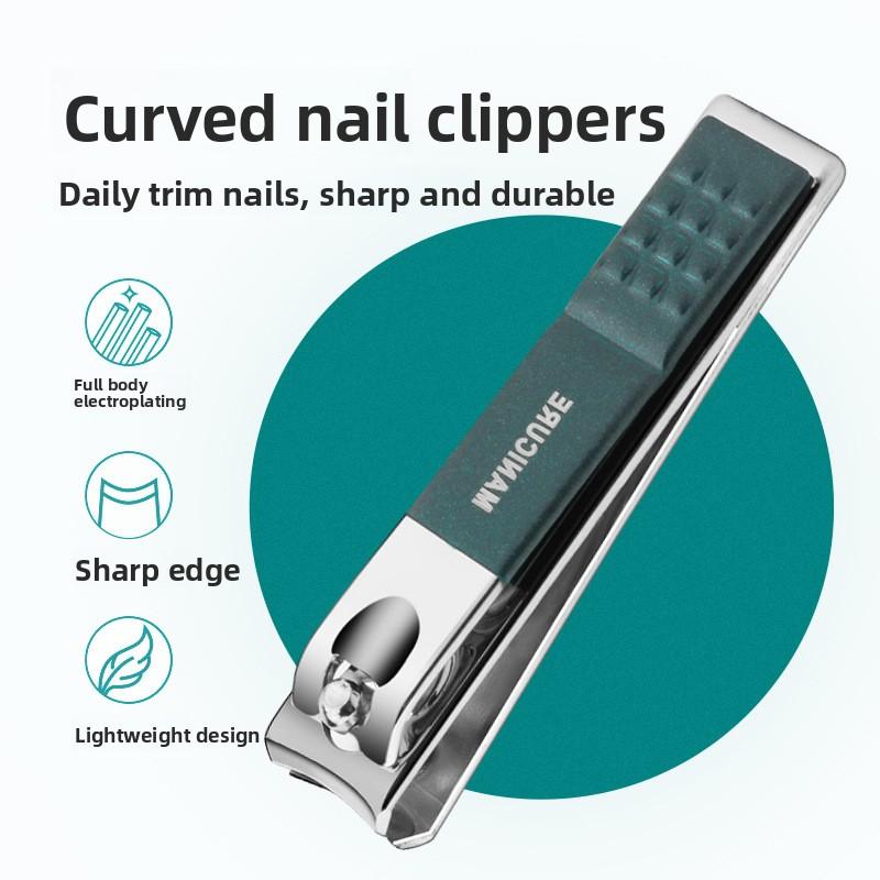 Stainless Steel Nail Clippers 6-piece Set, Portable Nail Clippers Household Nail Clippers To Remove Dead Skin Fork Manicure Tool